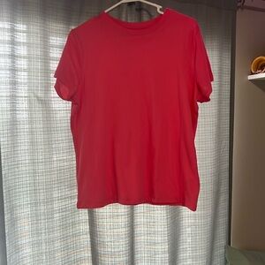 a new day medium basic pink top